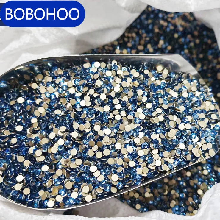 Оптовая продажа 1440 шт. разноцветные стразы с плоской спинкой