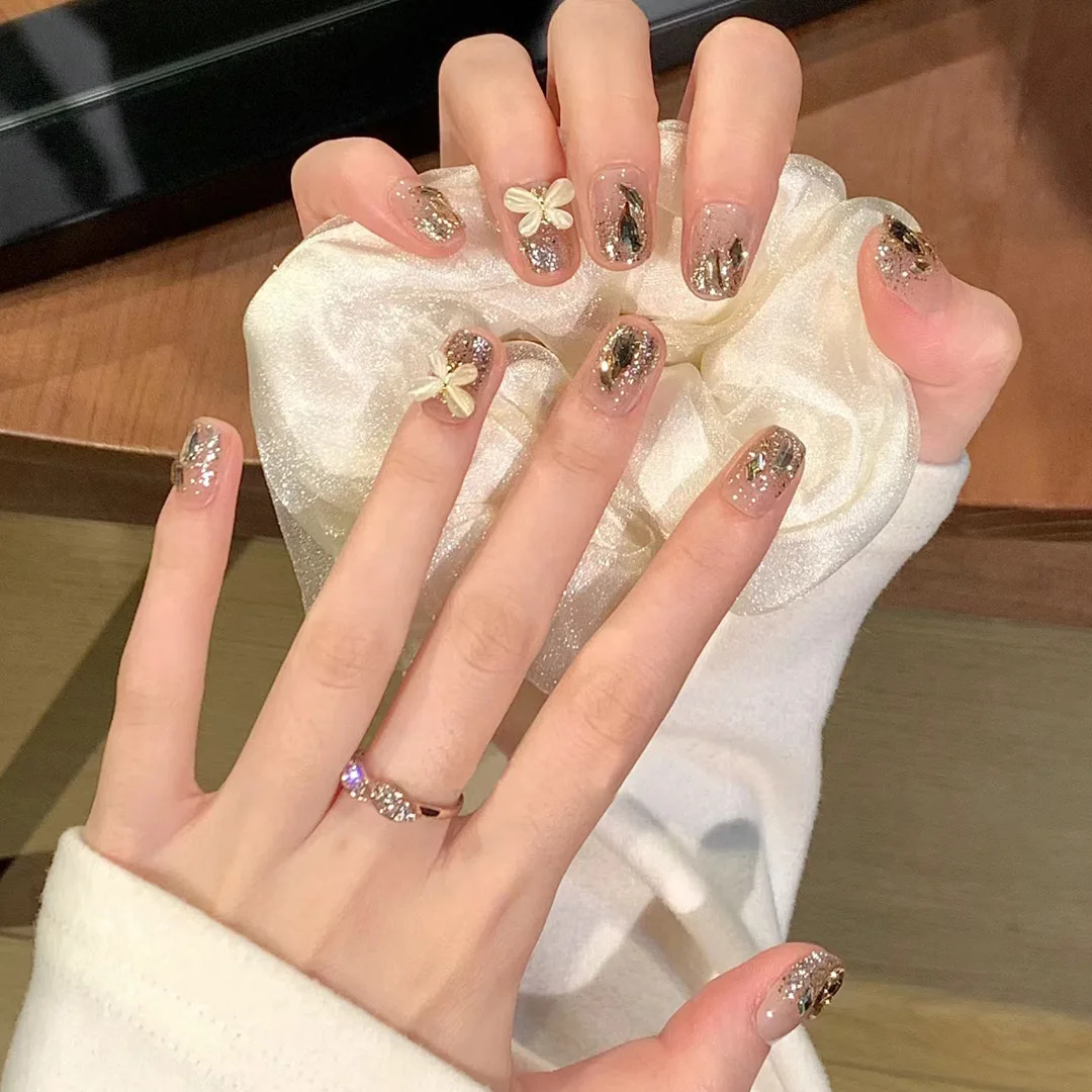 Collection Super Long Handmade Acrylic Nails Short Tips Get the Perfect False Artificial Fingernail Look
