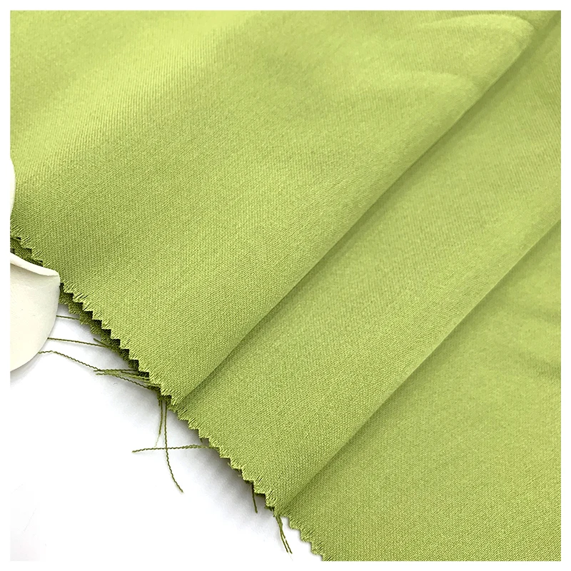 Luxury Glossy Metallic Liquide Imitation  Viscose Taffeta Spandex Silk Polyester 8671# Lining Knitted Crepe Acetate Satin Fabric