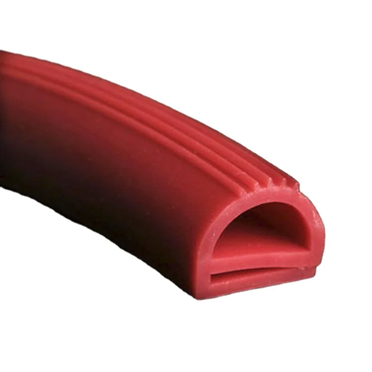 E Shape Silicone Rubber Extrusion Profile Window Door Oven Cooker Sealing Gasket Strip