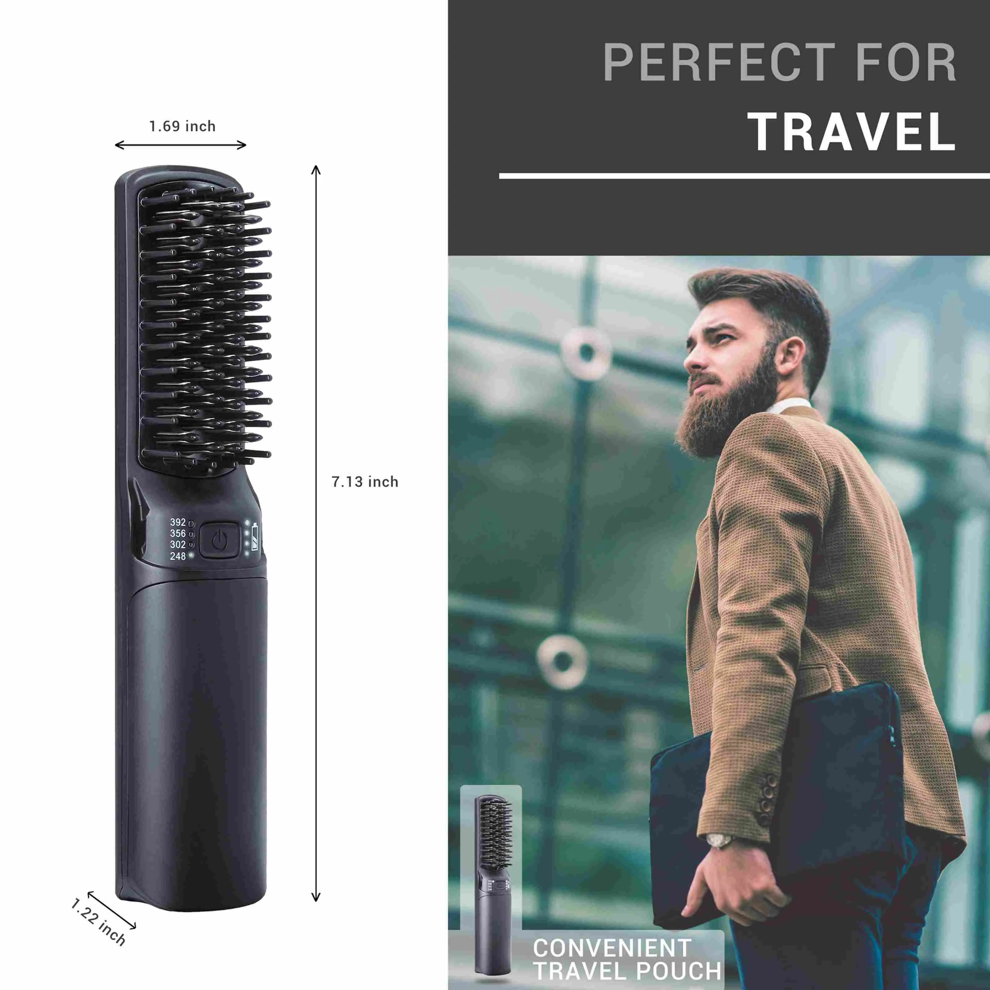 Hair Brush Private Label Flat Iron Hot Comb Electric Comb One Step Hair Dryer Fast Hair Straightener Brush Hot Air Brush