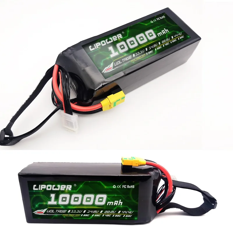 14.8V Lipo Battery 4S 60C 100C 10000mAh Soft Case Battery with XT60 Connector for FPV Drone RC model Hobby