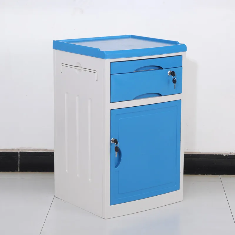 Small ABS nursing home hospital beauty salon with towel rack storage cabinet storage cabinet hospital bed cabinet