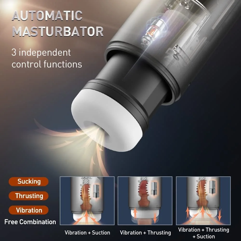 Высокое качество Hands Free Pocket Pussy Penis Pump автоматический мужской мастурбатор секс-аппарат