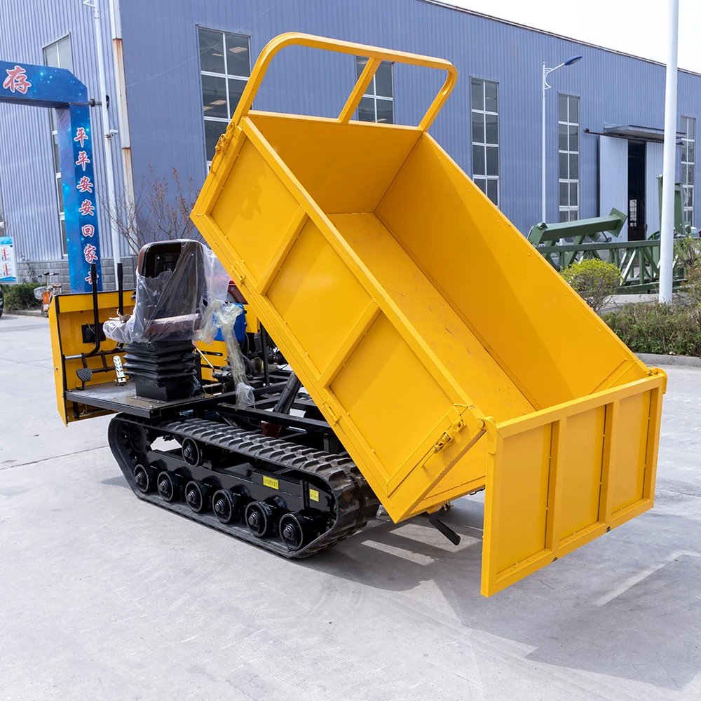 Chinese Manufacturer OEM crawler dumper track construction site auto loader dumper CE certificate mini dumper 2 ton