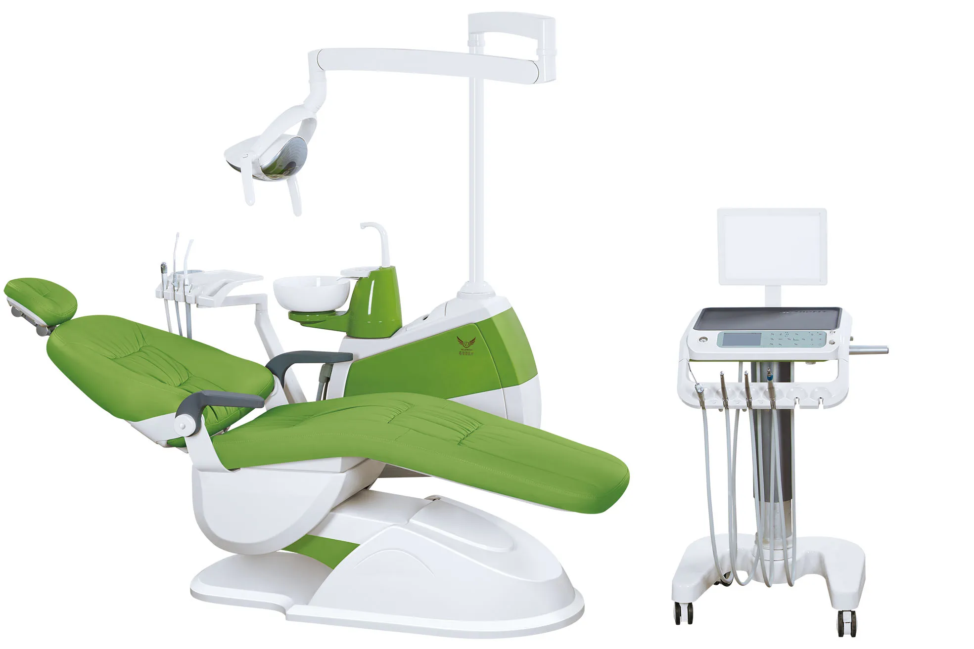 Gladent Hot Selling CE Approved Dental Chair unit Equipment with leather cushion