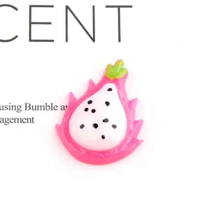 Fruit Resin Accessories Diy Cream Mobile Phone Shell Resin Mangosteen Durian Charms Resin Flatback For Decoration