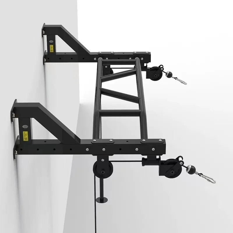 Multifunction strength training pulley block single parallel bars wall mounted Pull up bar Home gym fitness equipment