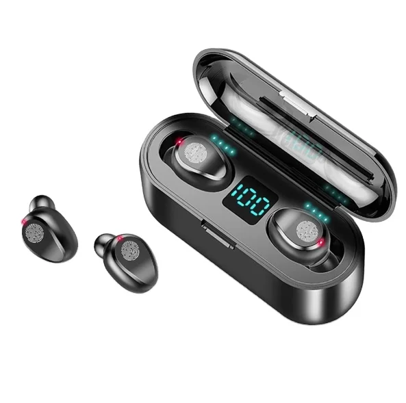 Bluetooth V5.0 наушники с микрофоном спортивные Водонепроницаемые Гарнитуры 2200 мАч зарядная коробка для Android