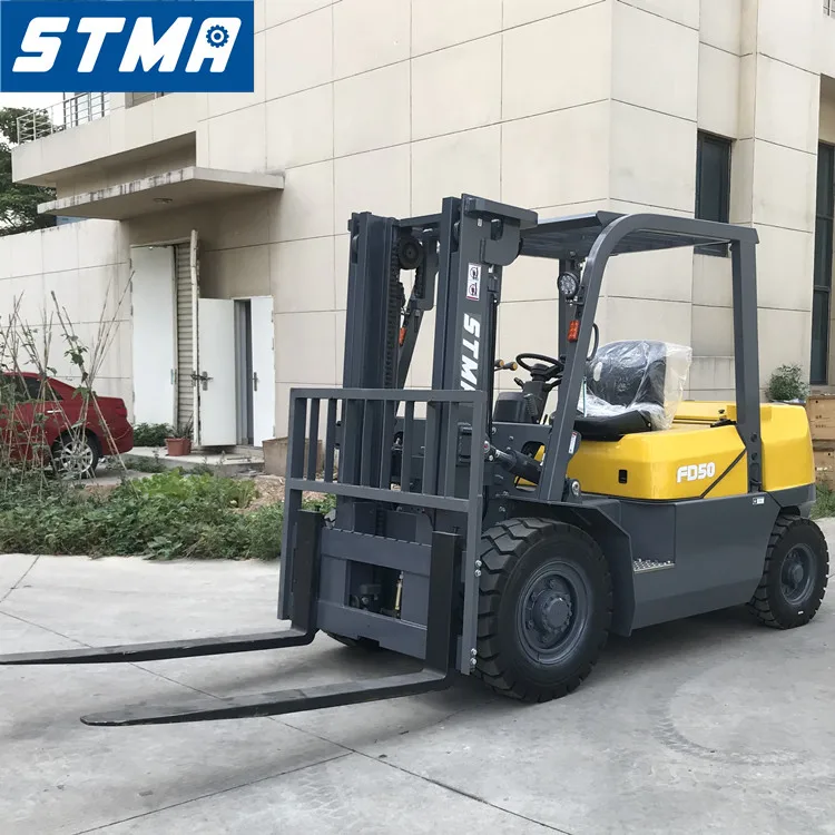 high performance mitsubishi s6s engine forklift 5 ton diesel new 5000 kg forklift