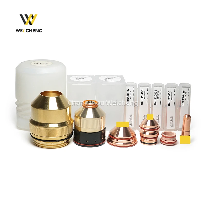 Plasma Cutting Consumable 30A Electrode 220192 Nozzle 220182 Swirl Ring 220180 Shield 220194 220754 HPR130 Spare Parts Kits