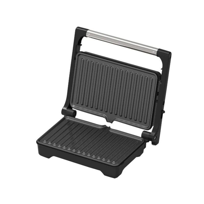 Panini Maker Household Stainless Steel 1000W High Power Nonstick Pan Steak Machine Sandwich Machine