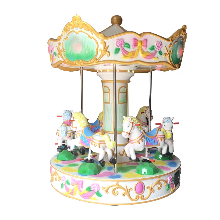 Wholesale Coin Operated Carousel Machine Kids Amusement Park Machine  Paradise Mini Carousel