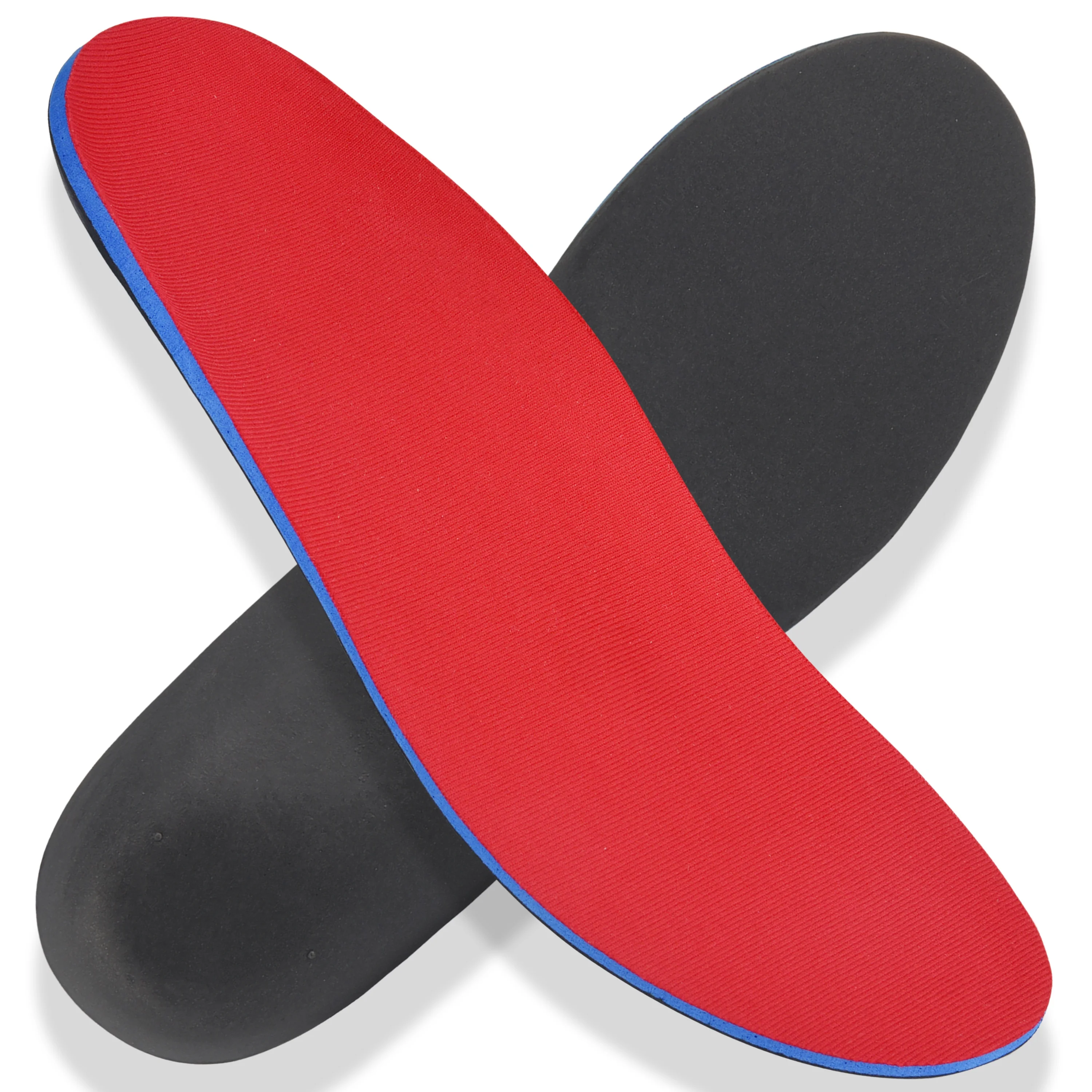 S1 Anti-bacteria fiber top High-Rebound high arch support flat feet EVA footcare sport shoes insole orthotics