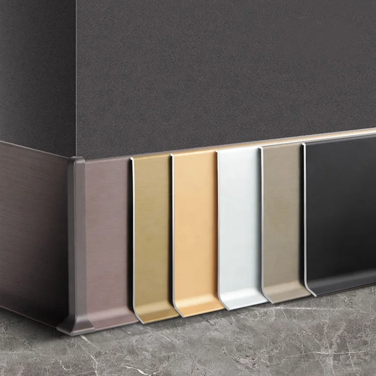High Quality Aluminum Skirting Boards Hot sale Base Board Profile Aluminum Skirting Profile for Wall