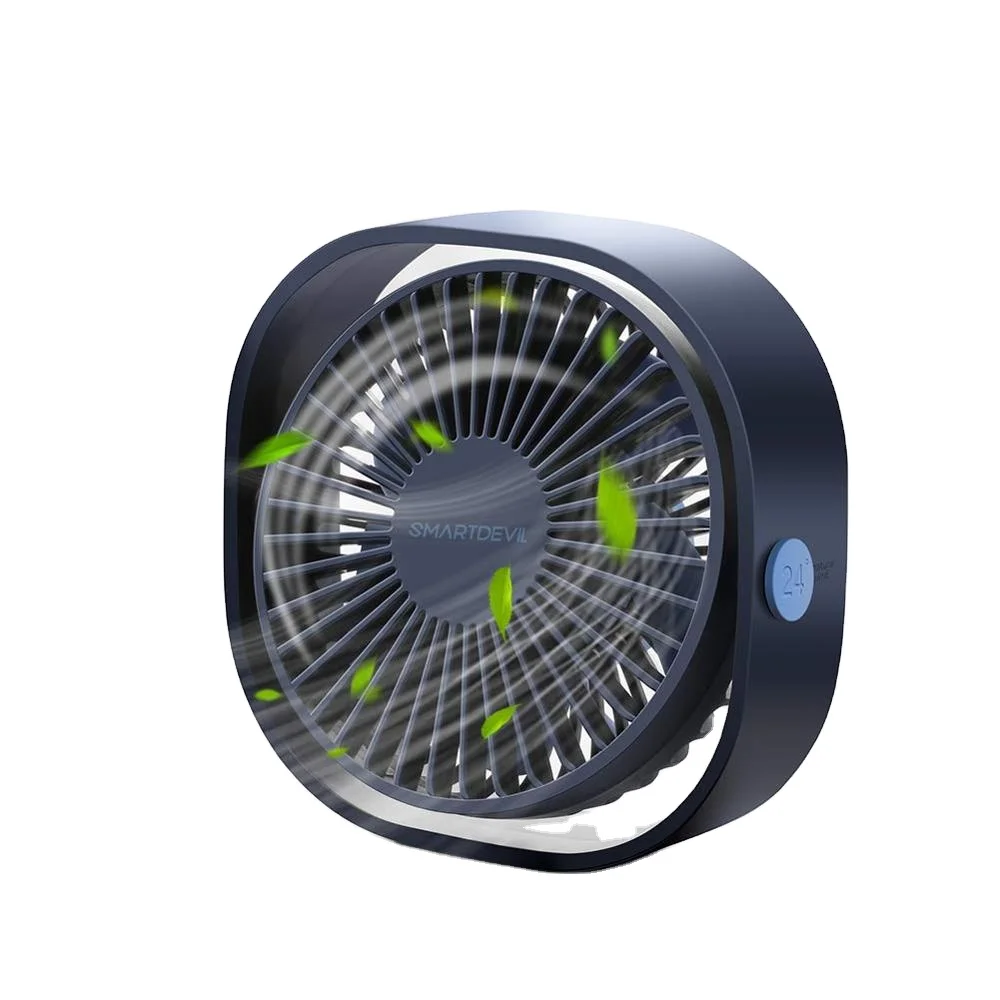 
SmartDevil Small Personal USB Desk mini Fan 3 Speeds Portable Desktop Table Cooling Fan Powered by USB Strong Wind Quiet 