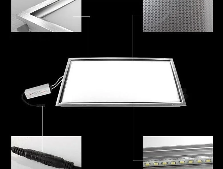 
High index hanging LED panel light 600mmx600mm 48W 40W 36W embedded indoor dimmable LED Panel light CE RoHS certifocates 