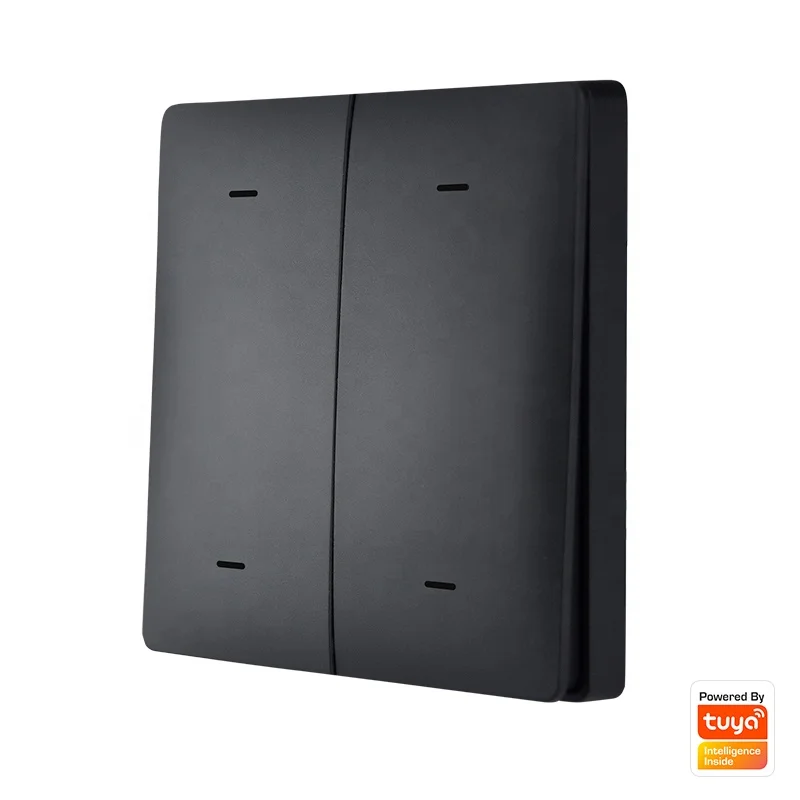 tuya smart APP zigbee switch 4gang Free to install double click Battery life  scene switch