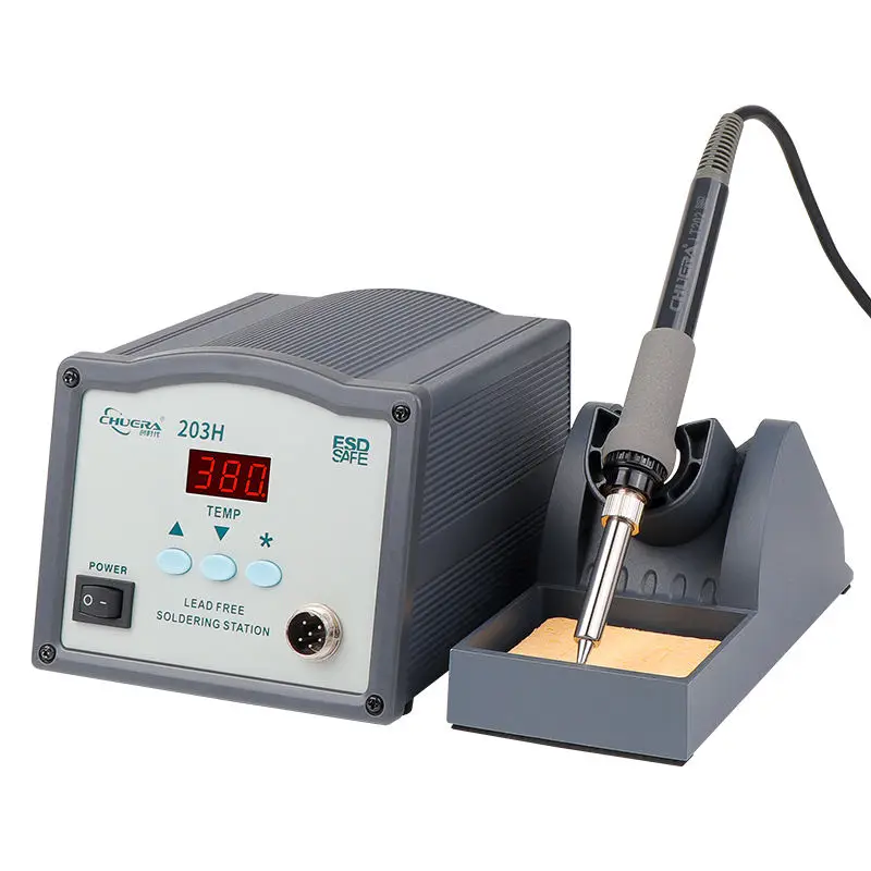 Chuera 203H High Power Welding Tool Soldering Machine  90W Digital Display 203H Soldering Station