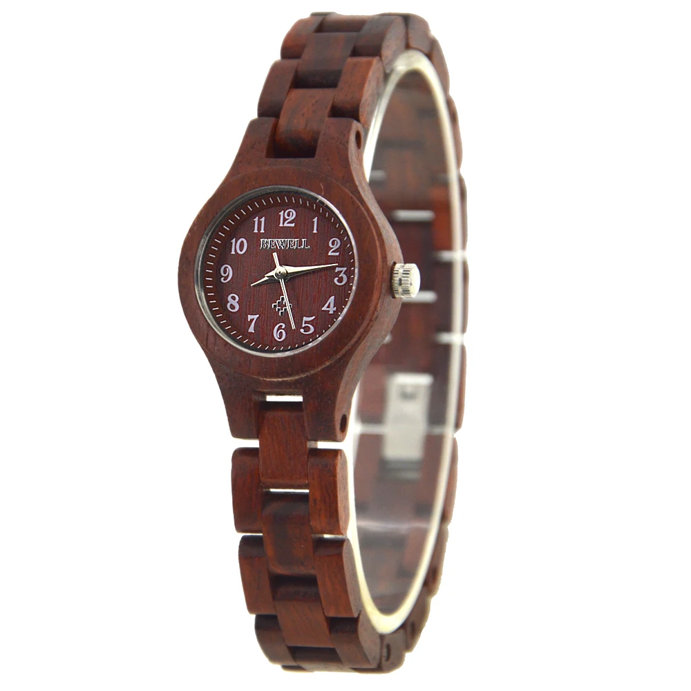 2023 Bewell Luxury Wood Watch Women Cheap Minimalist Wooden Watch for Women Watches Wrist Private Label