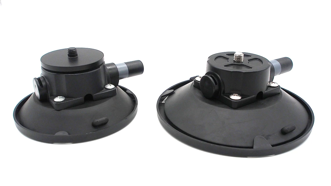 quick release 6inch portable dual  car camera mount suction cup  mounting cup with male thread