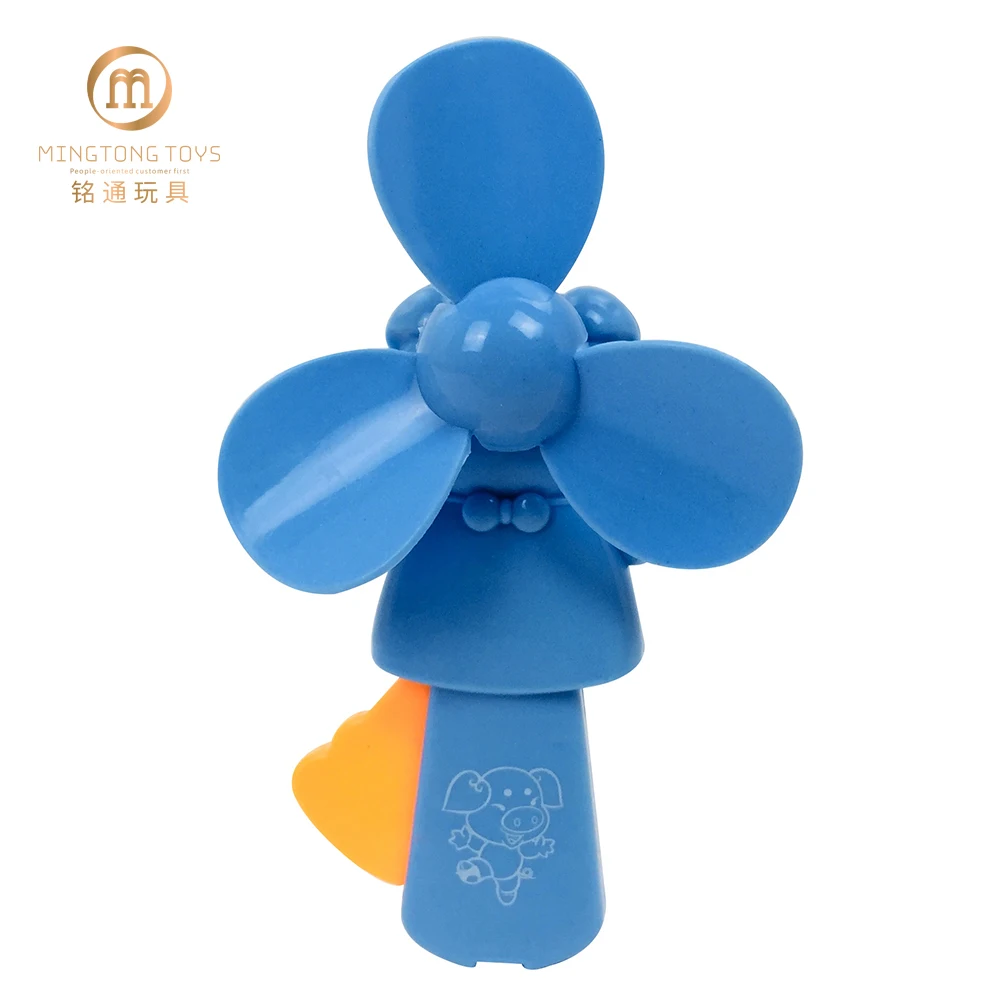 Cartoon Pressure Small Pocket Hand Crank Held Press Clearance Summer Mini Portable Fan