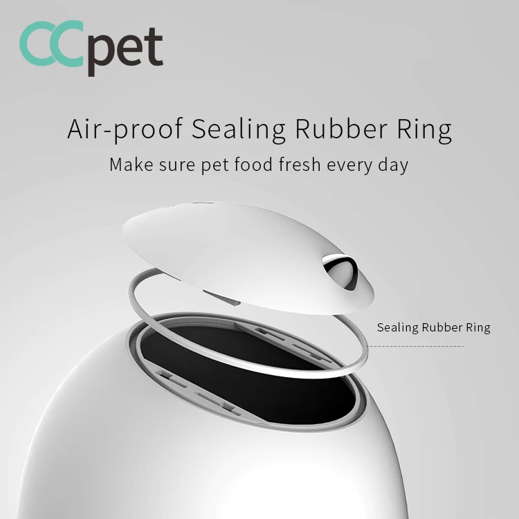 Ccpet APP Control Automatic Pet Cat Dog Smart wifi iq toy wifi automatic pet feeder