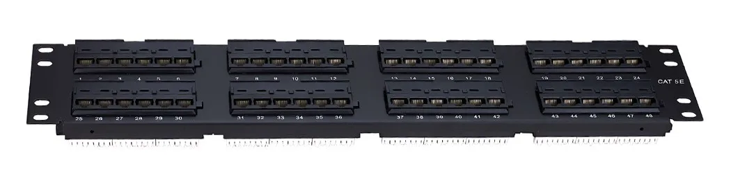 Патч-панель 24 порта cat5e cat6