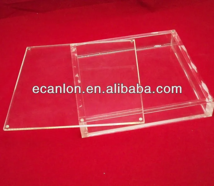 Custom clear acrylic plexiglass large rectangle box