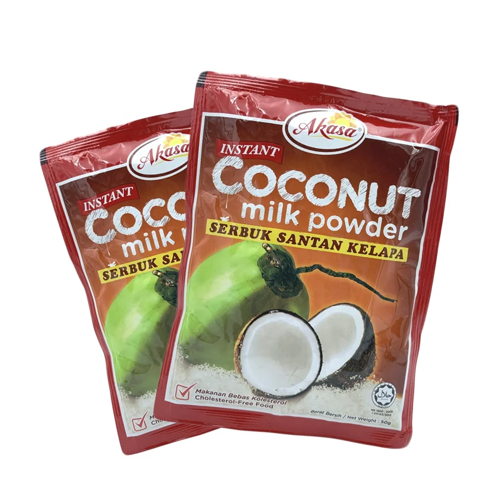 Akasa Instant Vegan Coconut Milk Powder (Santan) fresh coconut cream spray dried into powder