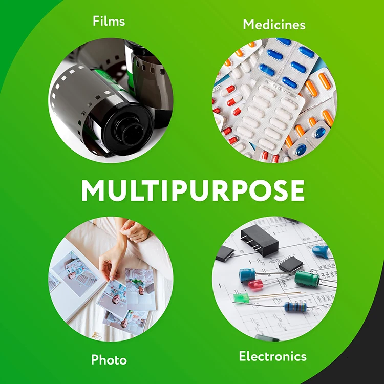 Water-Resistant Polyethylene Brown Poly Amber UV Protection Zipper Reclosable Plastic Poly Bags