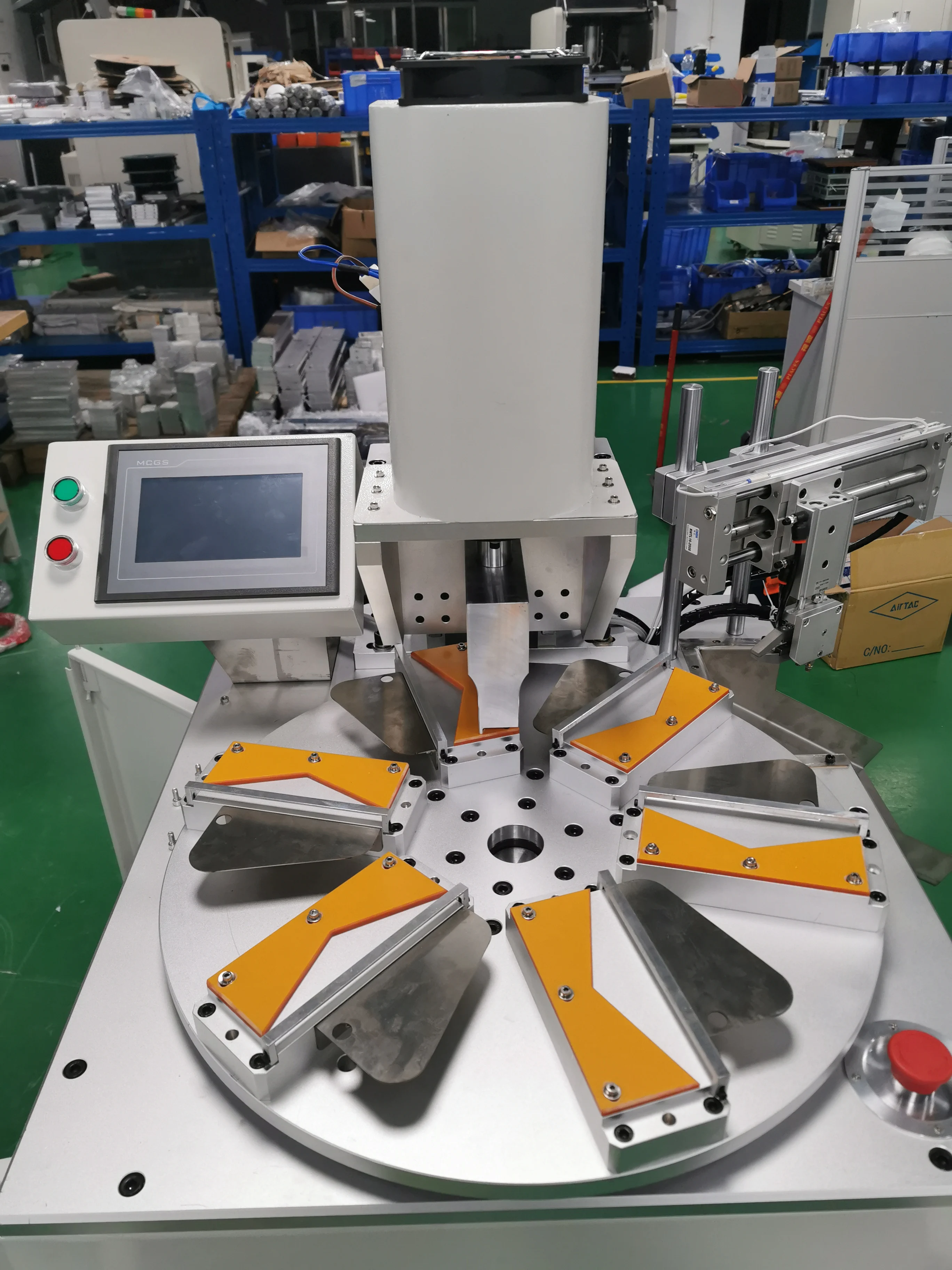 factory directly high performance automatic KF94 fish type mask body earloop making machine