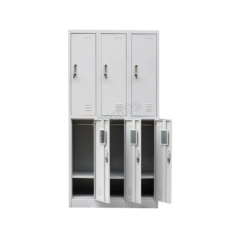 steel 9 door changing room small cube locker school office classroom book bag storage locker computer storage locker