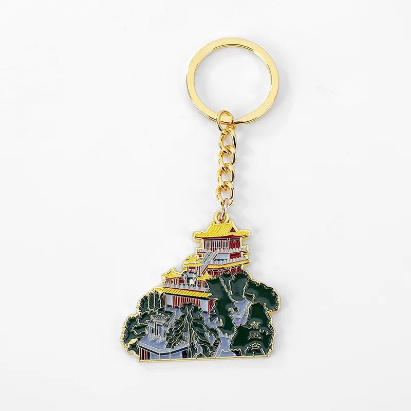 Custom Keyrings Logo Letter Personalized Soft Hard Enamel Badges Keychain Custom Metal Zinc Alloy Key Ring Keychain