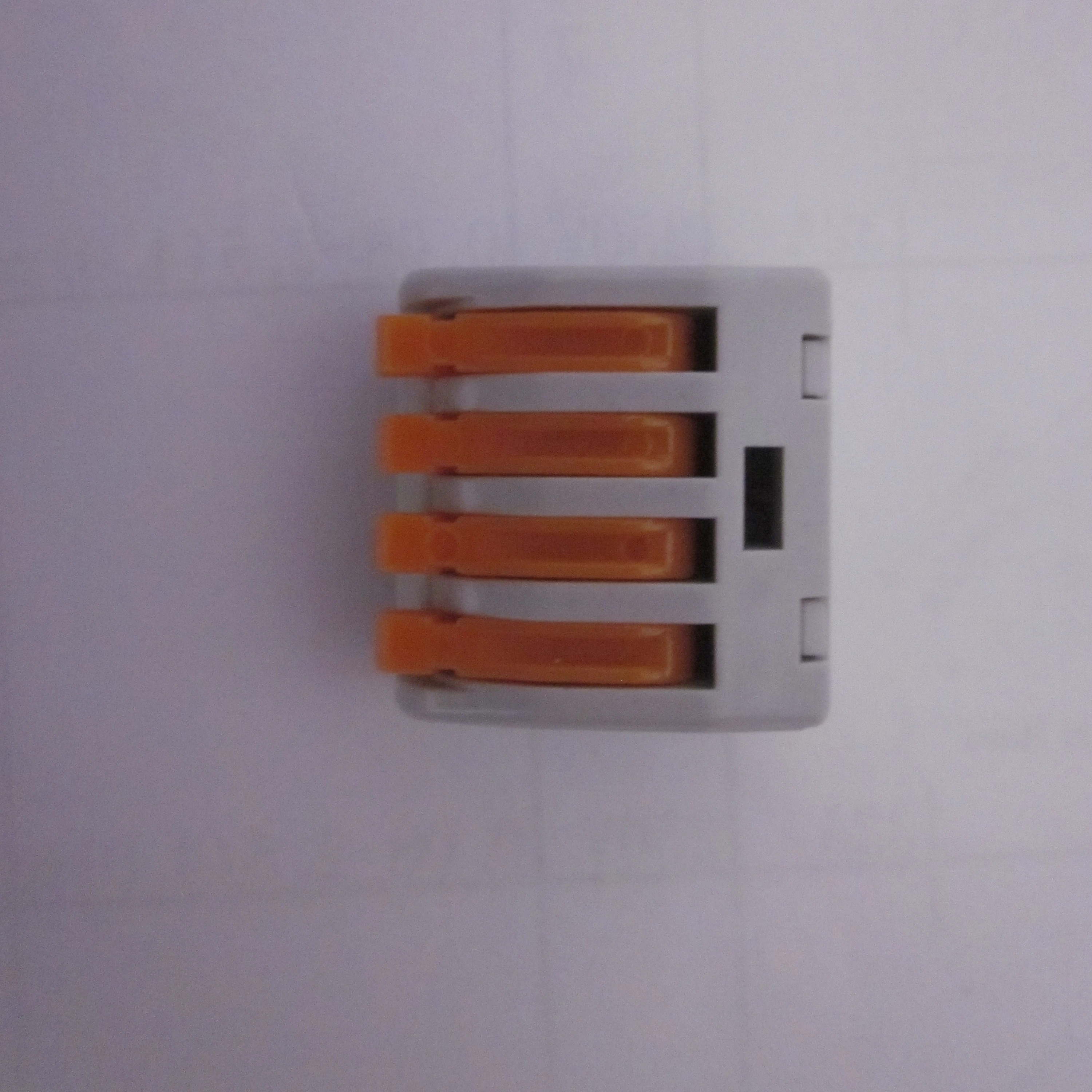 Pct-214 222-414 CE сертификат Соединительная клемма типа 4 отверстие способ быстрый разъем провода специально для Распределительная коробка 1 в 3 выхода