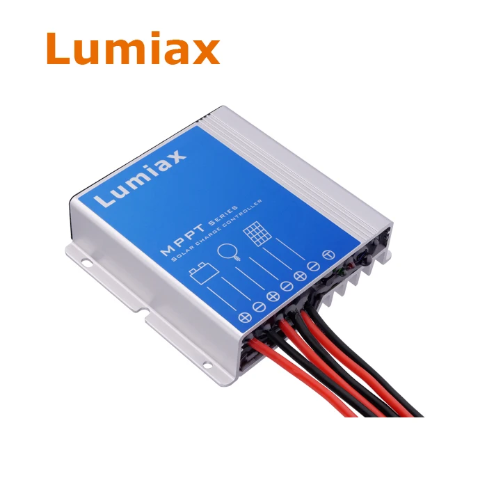 Lumiax 8A 10A 15A 20A  12V MPPT solar charge controller IP67 infrared sensor 24V
