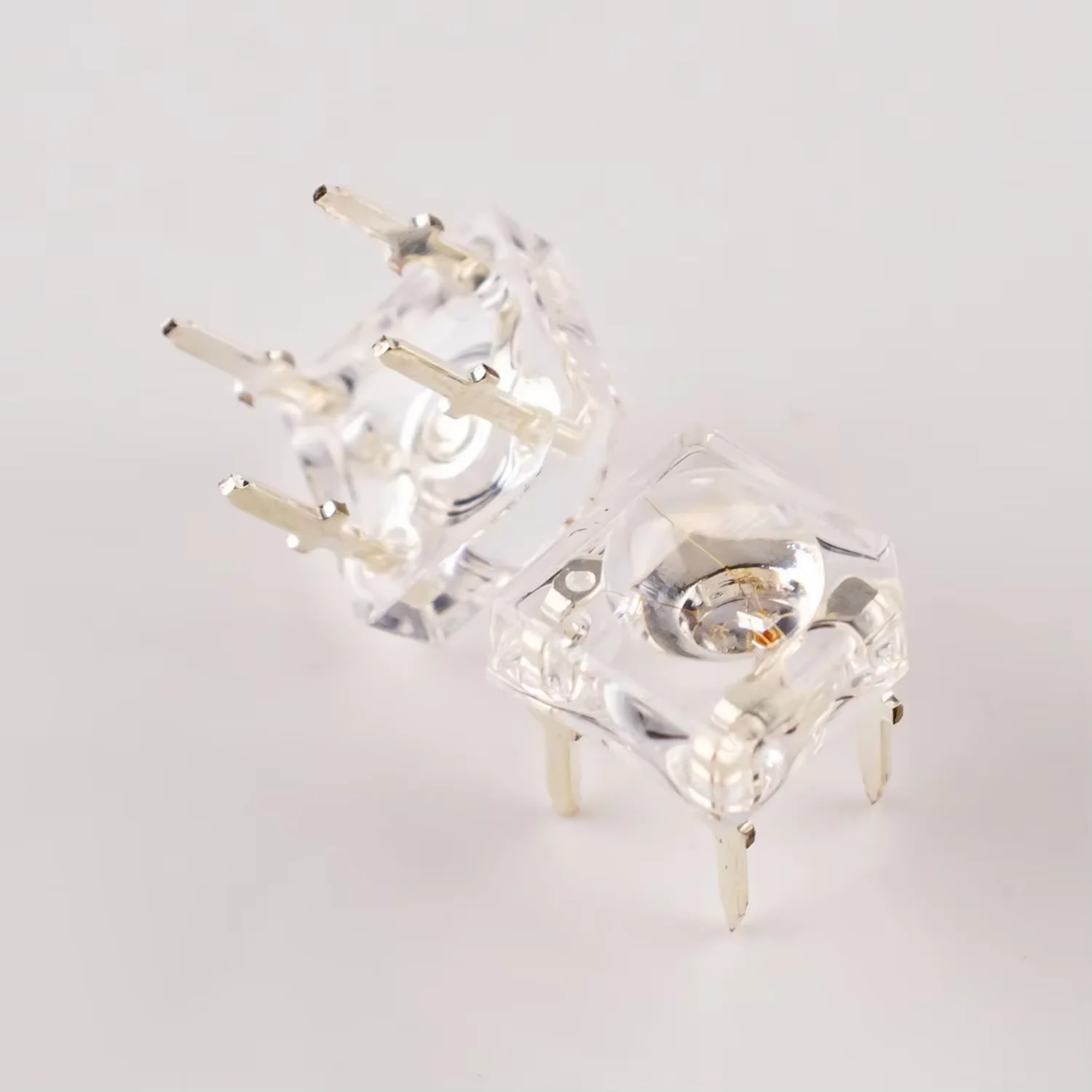 Piranha 5 мм супер поток светодиодный квадратный светильник с 4 контактами