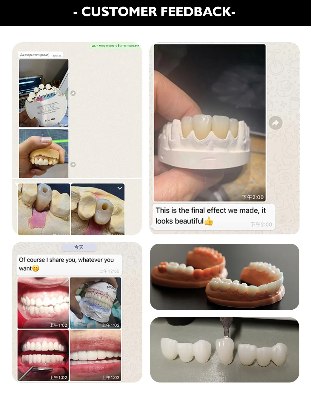 Zahndent high cost-effective 40% translucency dental zirconia block teeth restoration