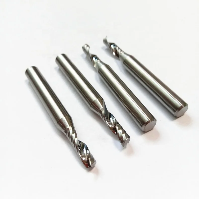 Customize  tungsten carbide single flute endmill 1 flute milling cutter