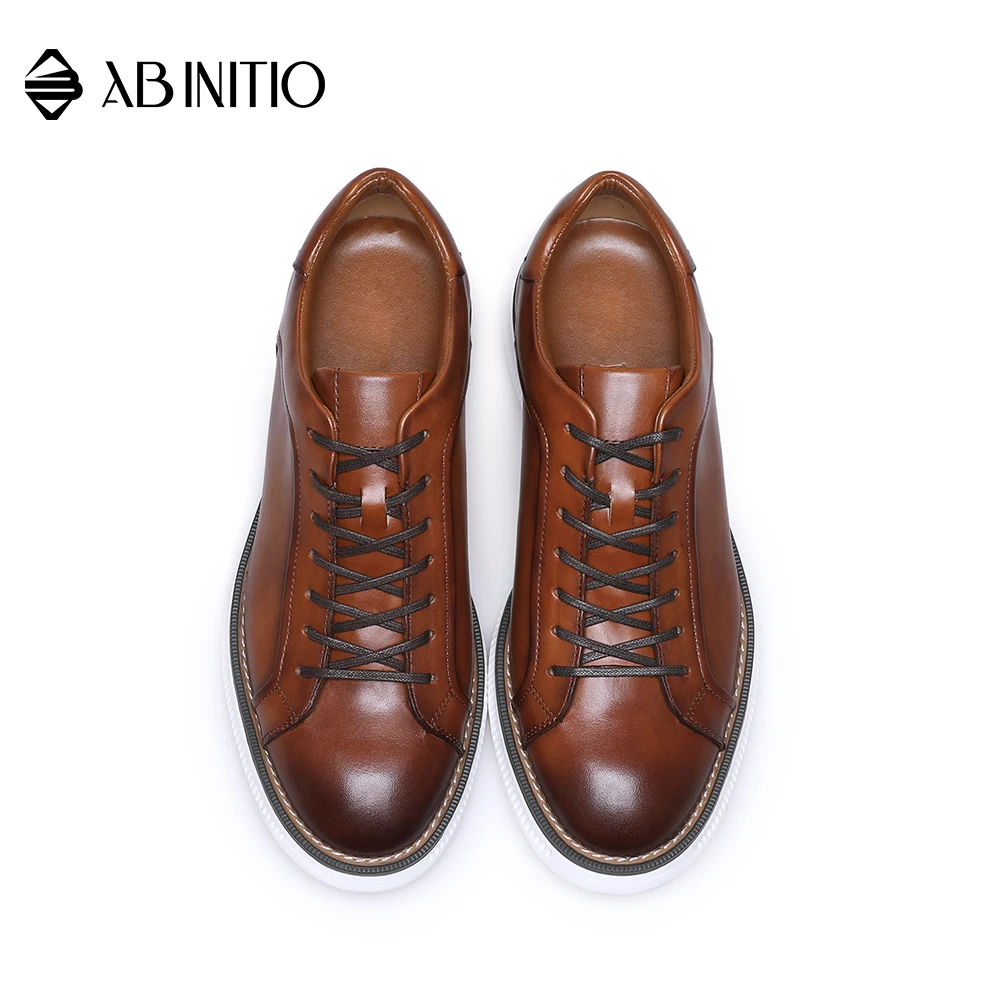 
High quality handmade formal leather casual sport shoes for men 