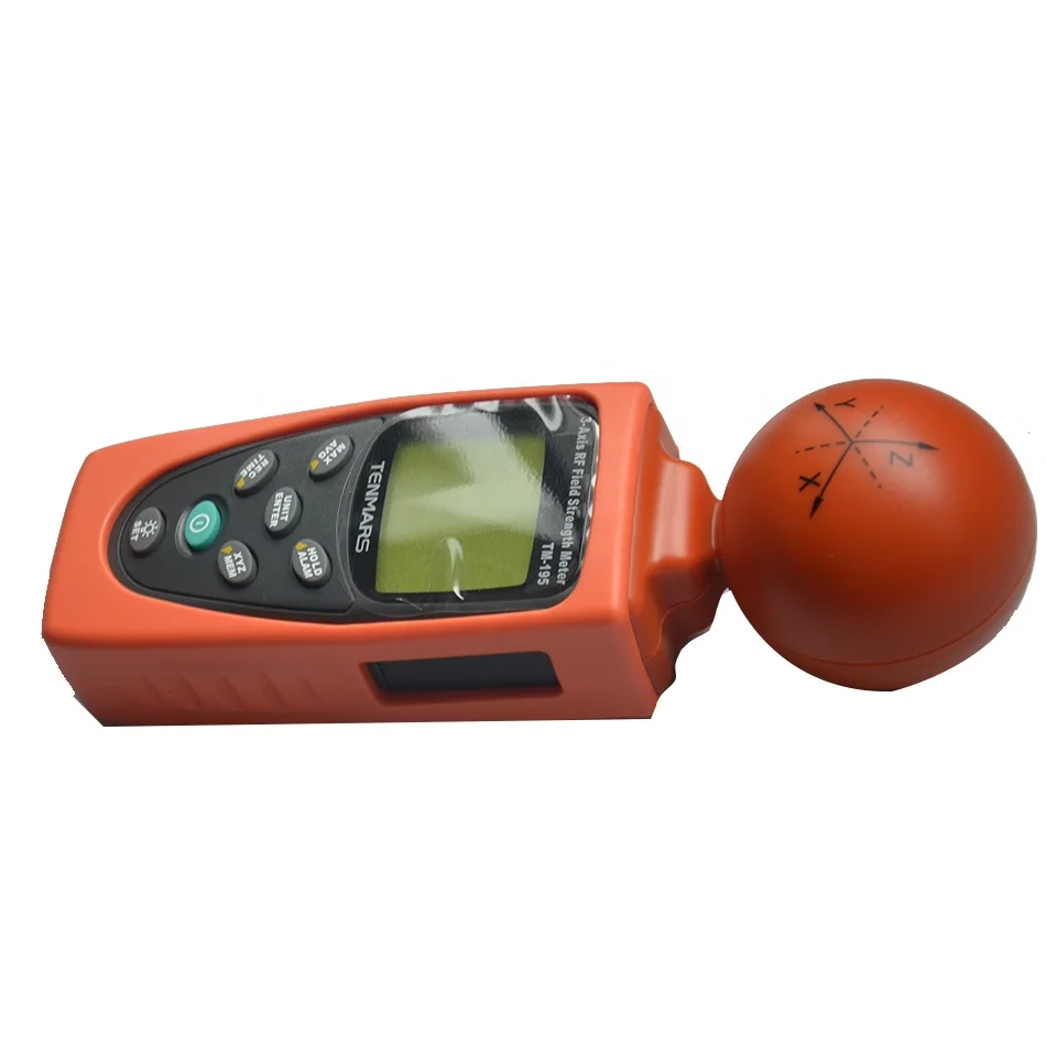 
TM-195 3-Axis RF Field Strength Meter EMF Meter Measuring and Monitoring Radio Frequency(RF) Electromagnetic Field Strength 