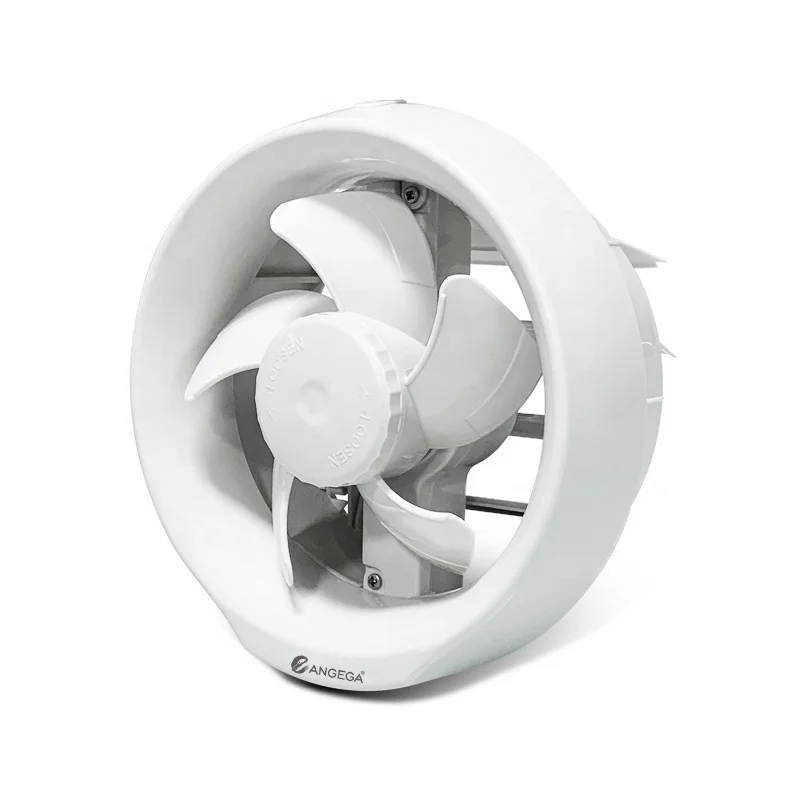 Angega VF-X6C 6 inch  Window Mounted Plastic Round Ventilation Fan  Auto Shutter exhaust fan