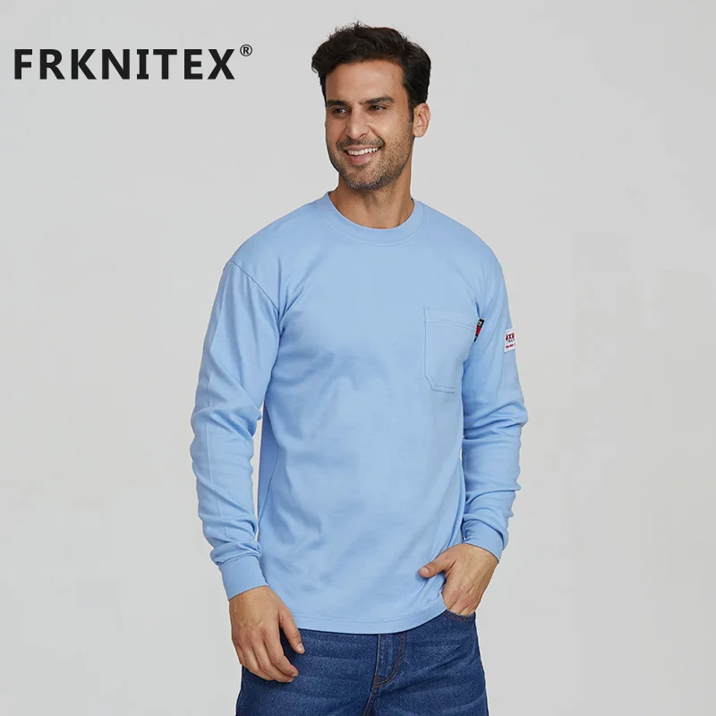 Custom Mens Safety Flame Resistant  Workwear FR Breathable Shirts For Worker