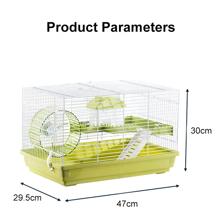 Customized Convenient Luxury Chinchilla Cage Wire Hamster Cage With Handle