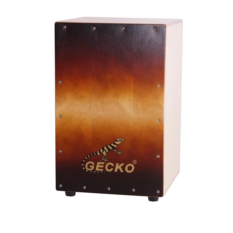 Gecko  instrument factory top quality acoustic drum box cajon for sale