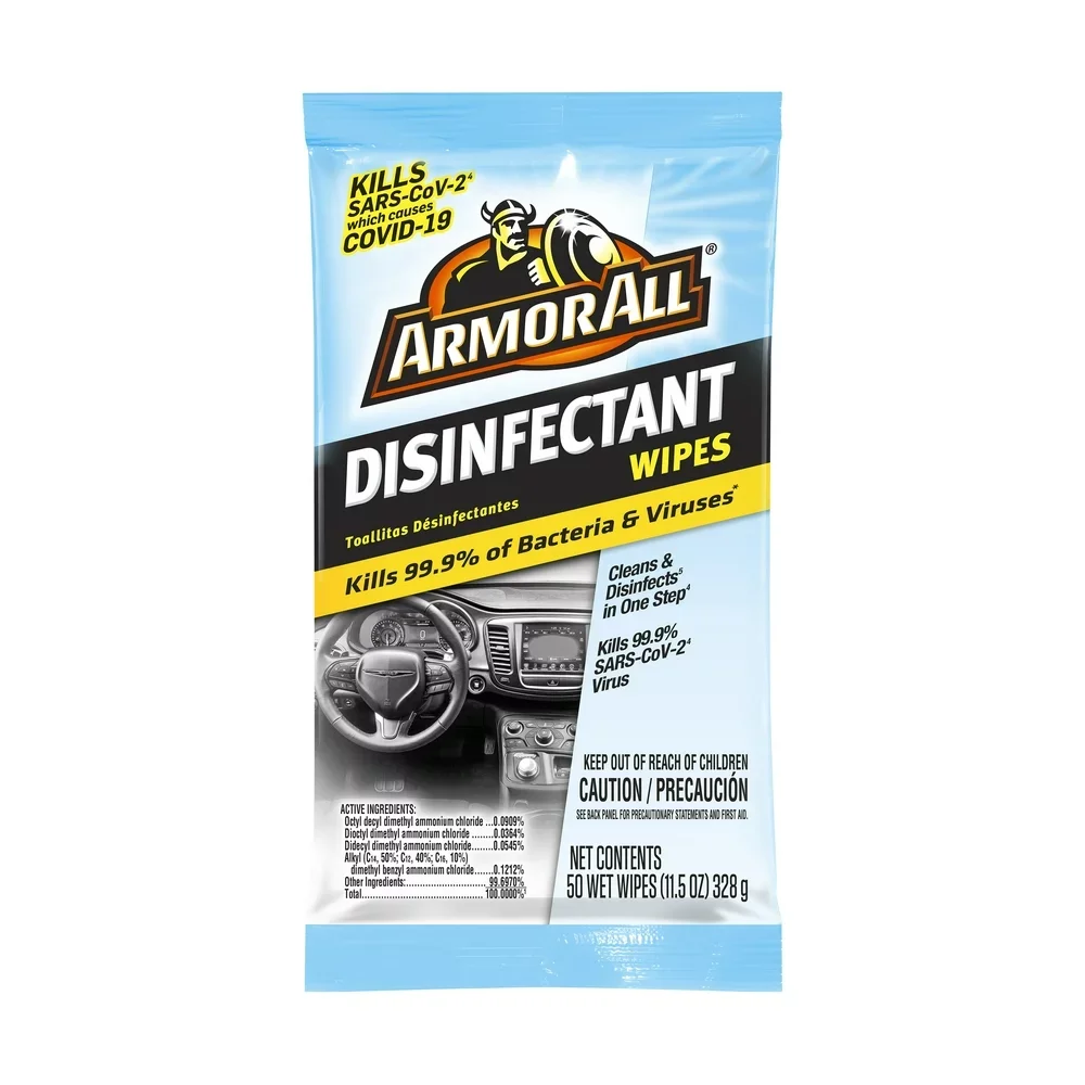 Lookon Armor All Car Interior Cleaner Wipes Interior Cleaning Wipes for Cars Trucks Motorcycles