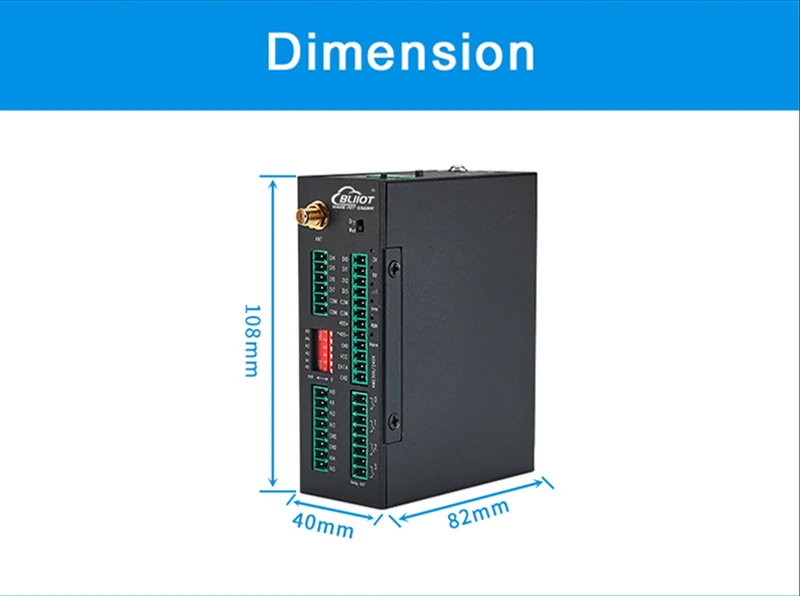Sensor data transmission terminal GSM/GPRS M2M IoT RTU To Cloud S275