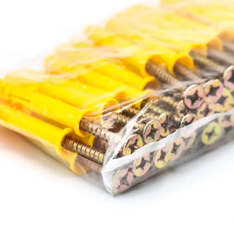 Manufactured by the Manufacturer Steel Plastic Expansion Screw Tube Small Yellow Croaker Nylon Bolt Plastic Expansion Plug