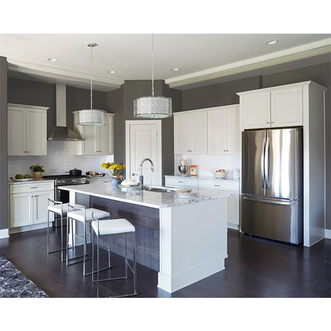 European classic kitchen cabinet designs solid wood kitchen furniture