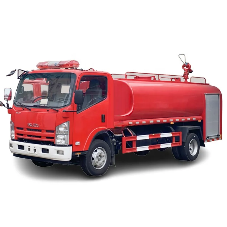 ladder ISUZU 4x2 4KL water tanker fire engine fighting tender RHD LHD DFAC 4x2 4KL Fireman Fire Engine agent Trucks for Sale
